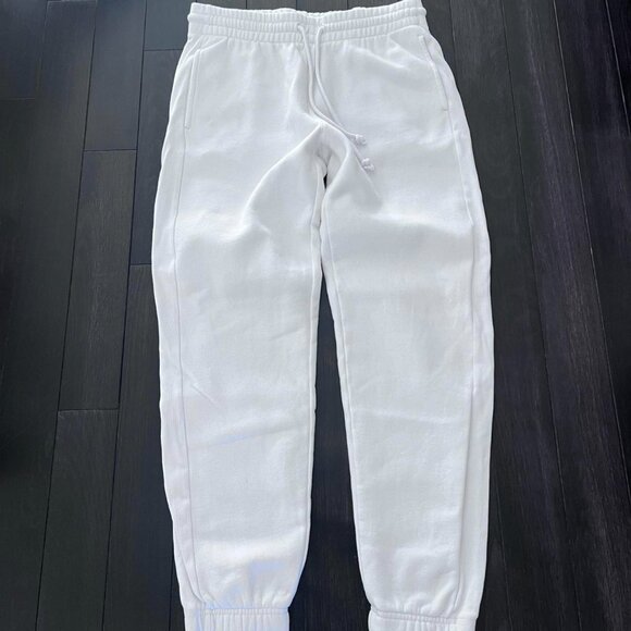 White Tna Fleece joggers sweatpants - Picture 2 of 2